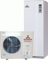 mitsubishi hydrolution pompa di calore aria-acqua