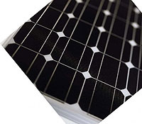 pannello fotovoltaico realizzato con celle in silicio monocristallino